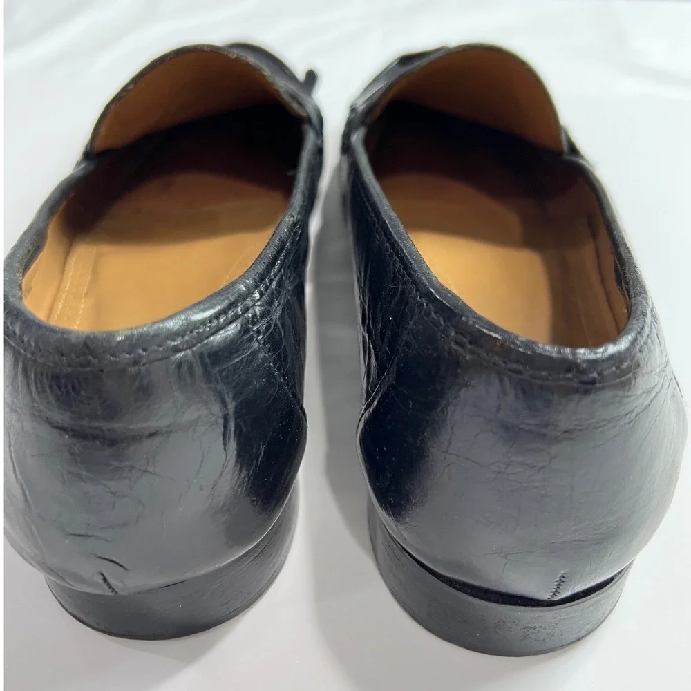 Nunn Bush Kiltie Tassel Loafers Mens 12 M Black Leather Moc Toe Dress Shoes‎ A52